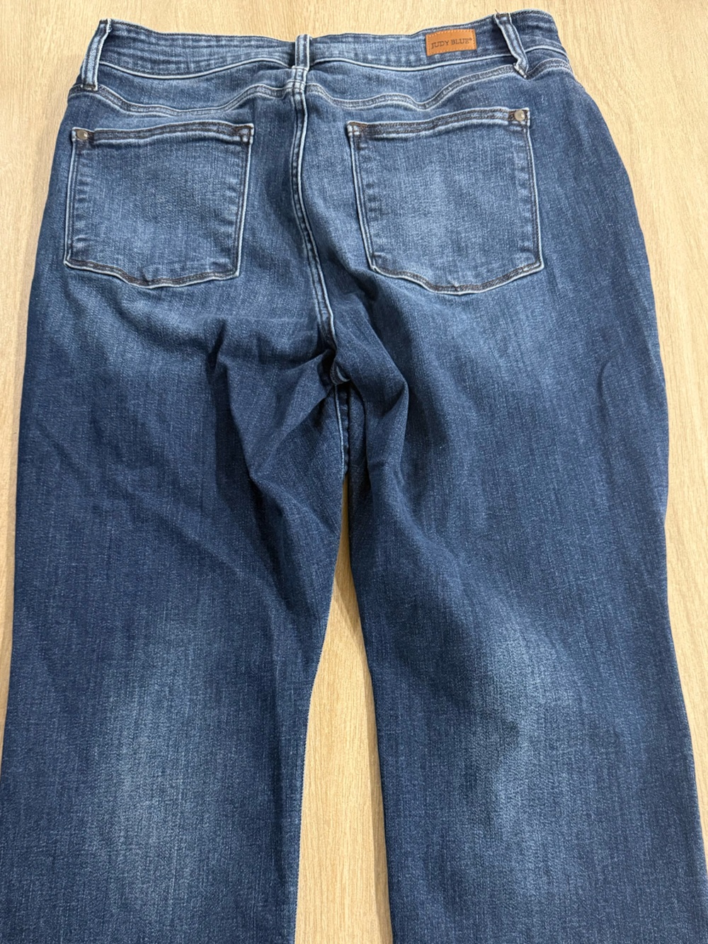 Judy Blue 16W Slim Fit Straight Leg Dark Wash Cuffed Every Day Jeans Style 82428 - Picture 12 of 13